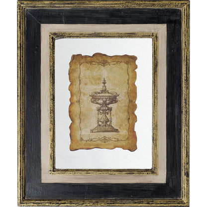 Lucian - Framed Antiqued Sculpture Print