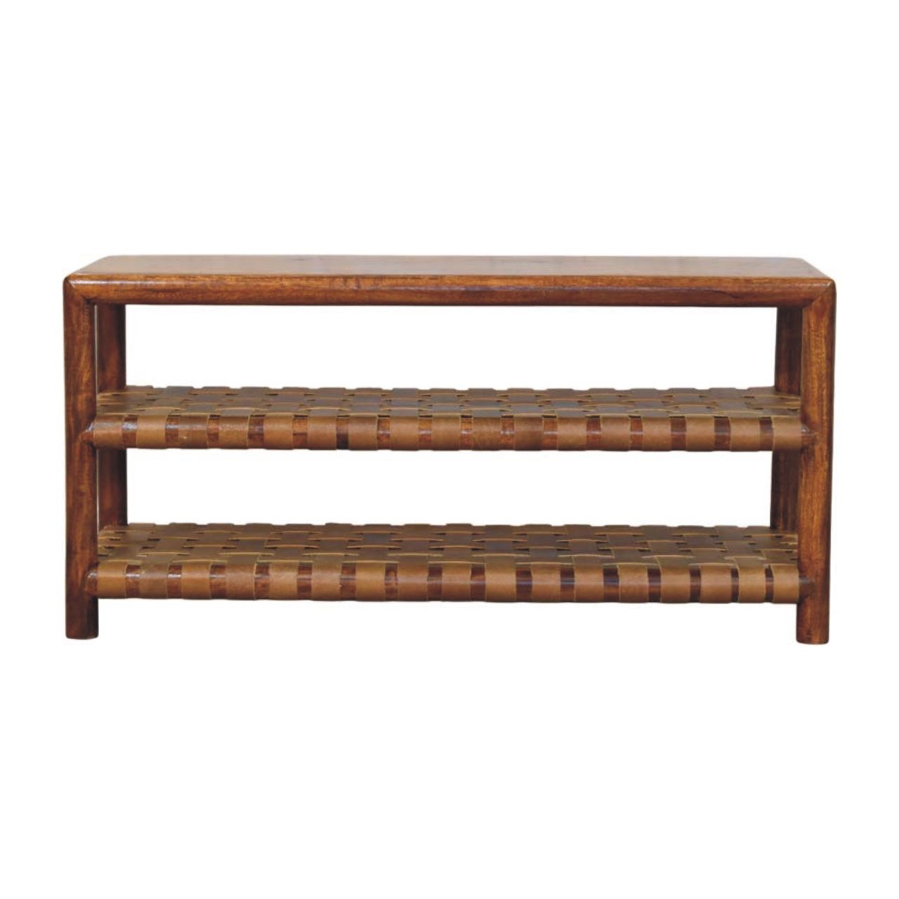 Regency - Woven 2 Slot Shoe Rack - Brown