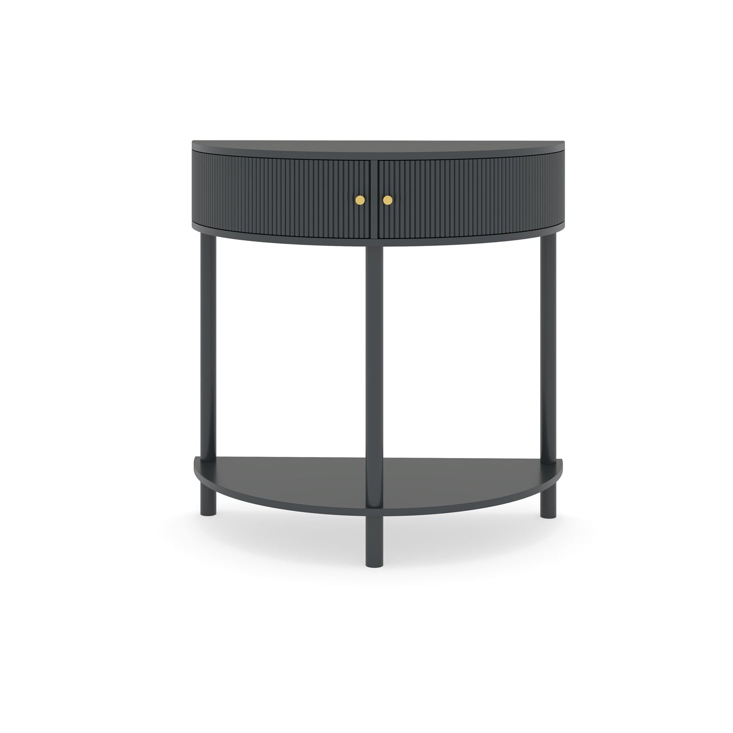 Demi Lune - Console Table With 2 Storage Drawers