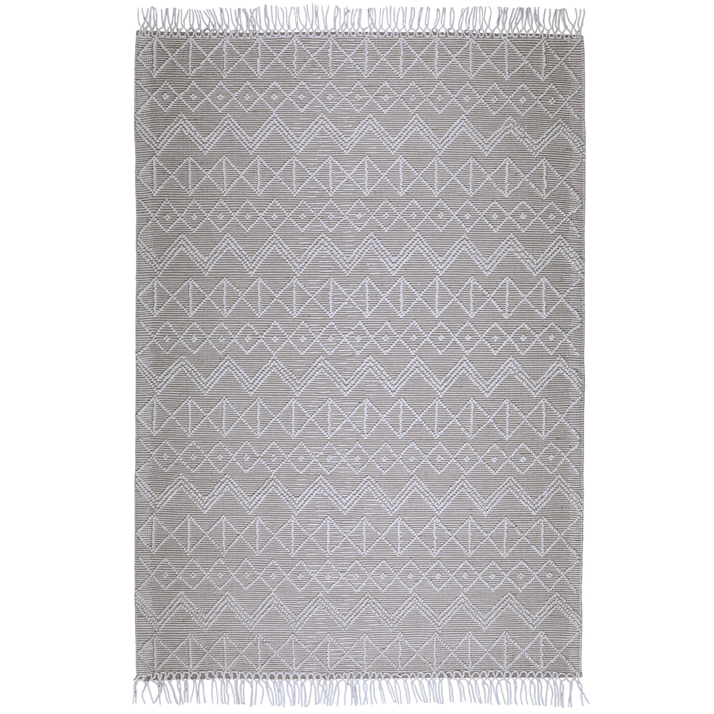 Orton - 6' X 9' Area Rug - Ivory / Taupe
