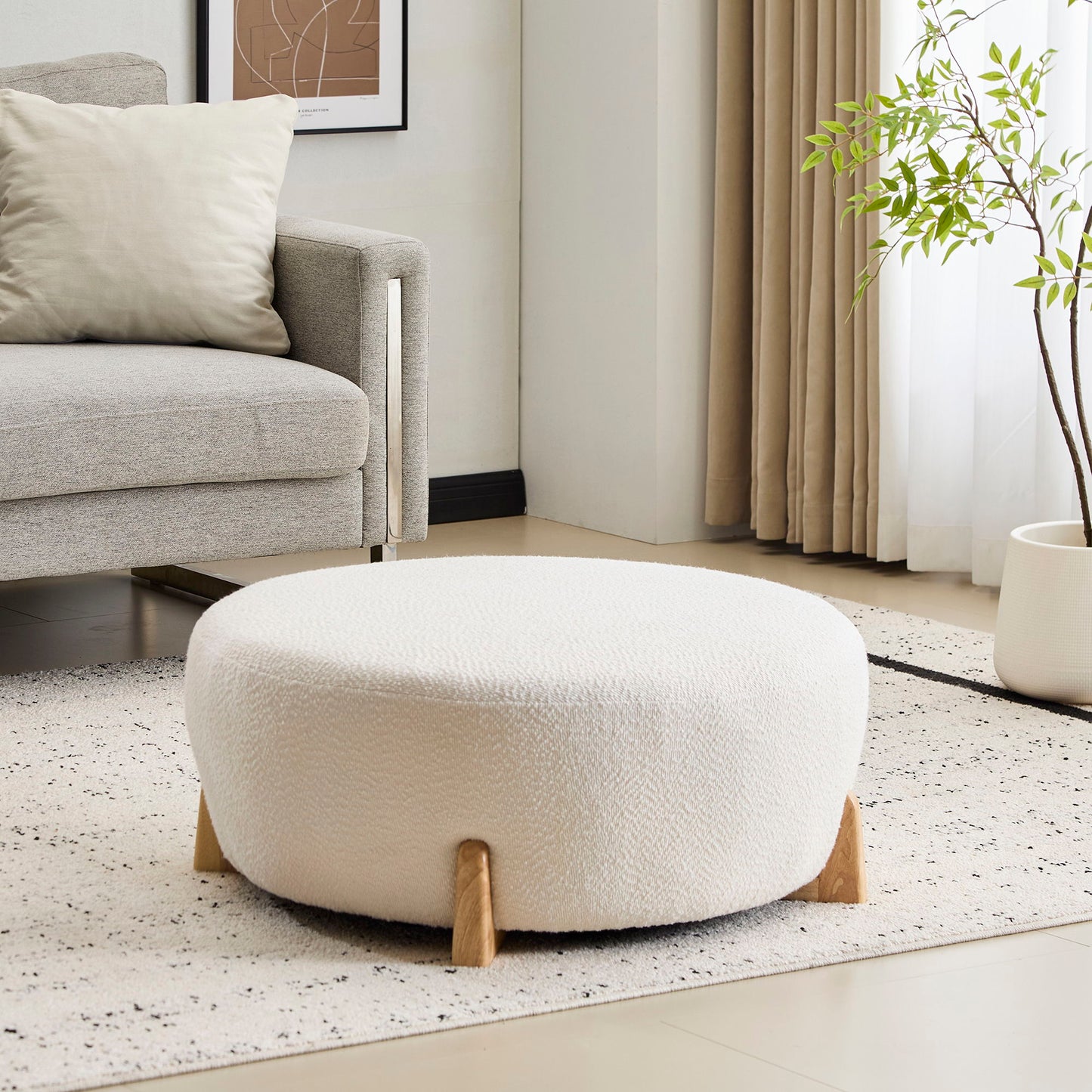 Modish - Round Ottoman