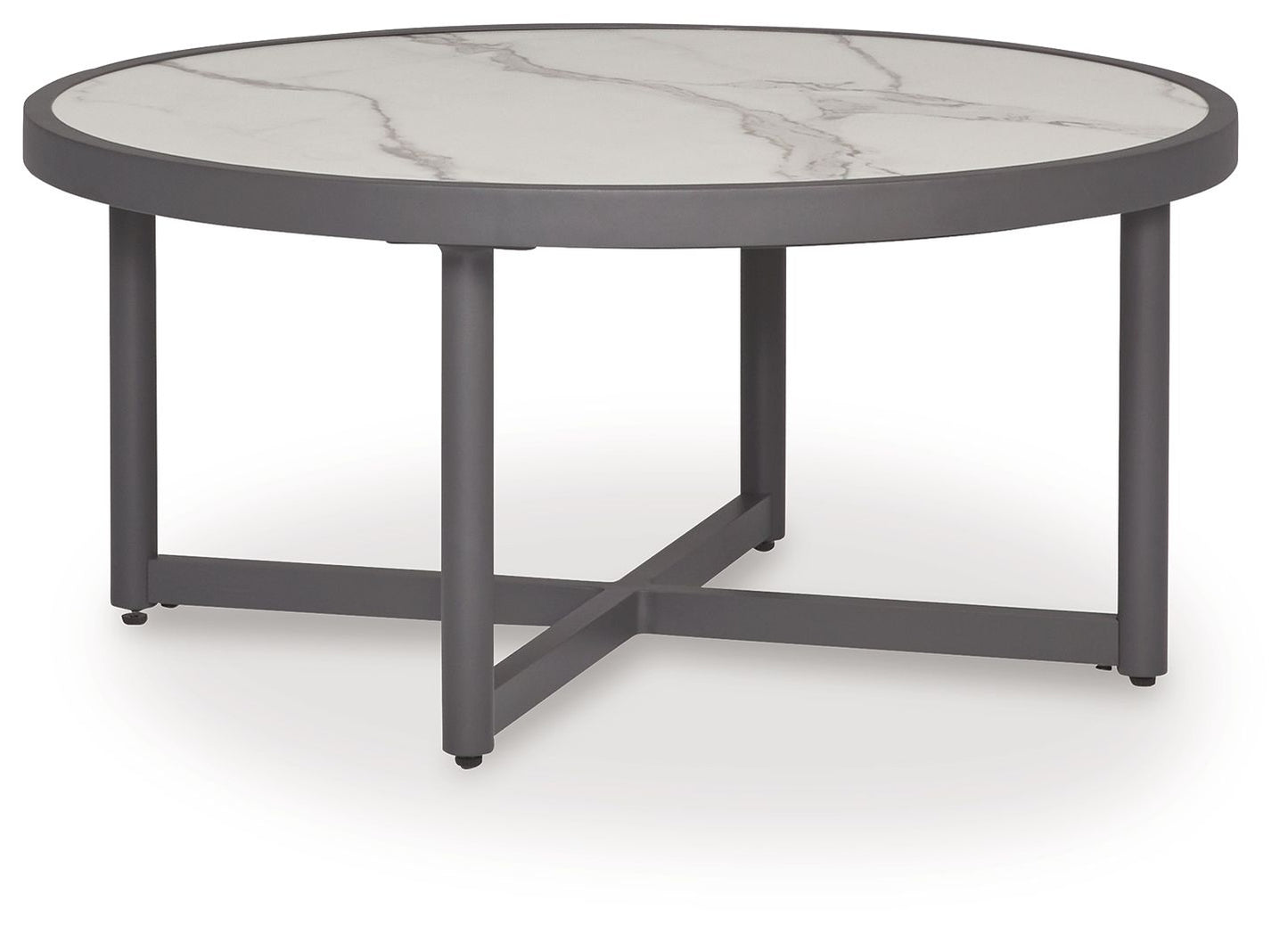 Ocean Beach - Round Cocktail Table - Gray