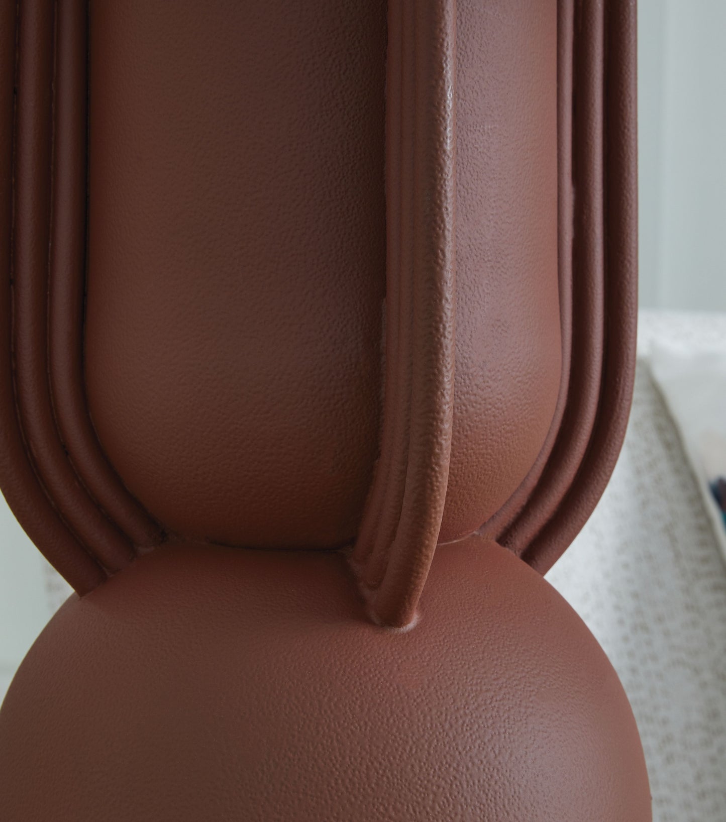 Rowandale - Metal Table Lamp - Brick Red