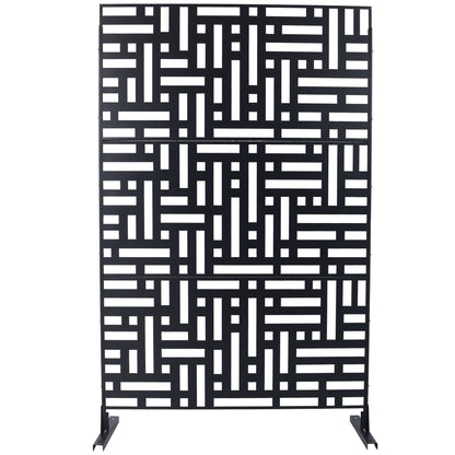 Decorative Freestanding Metal Privacy Screen For Indoor & Outdoor Use
