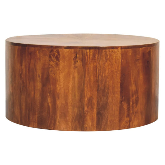 Round Coffee Table - Chestnut
