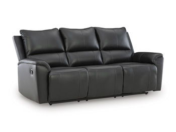 Glossmore - Black - Reclining Sofa