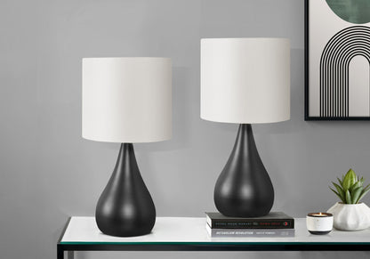 Lighting, Table Lamp, Contemporary (Set of 2) - Black