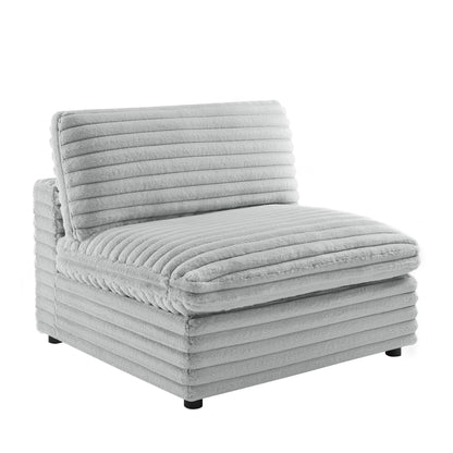 Jenny - rmless Slipper Chair - Gray
