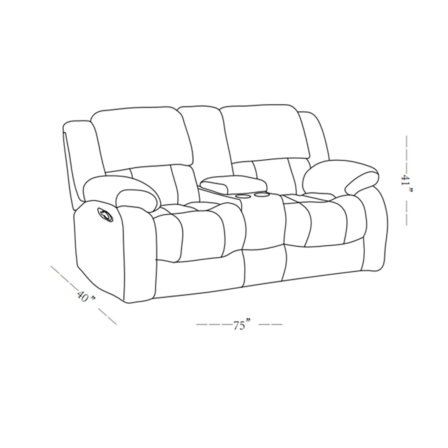 Stonic - Design Reclining Set