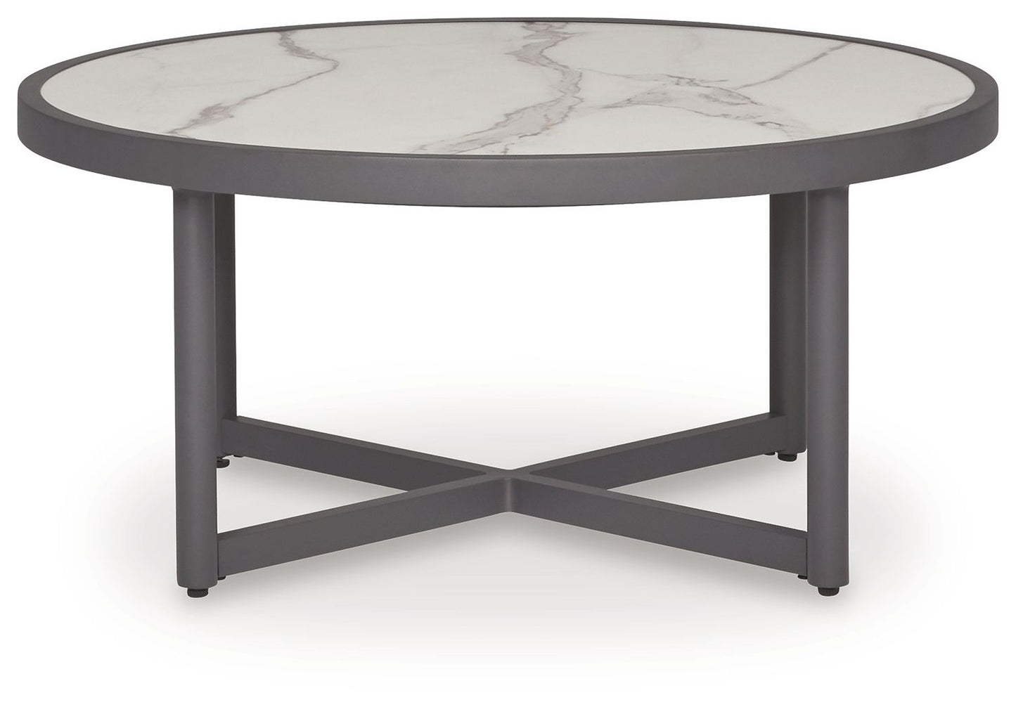 Ocean Beach - Round Cocktail Table - Gray