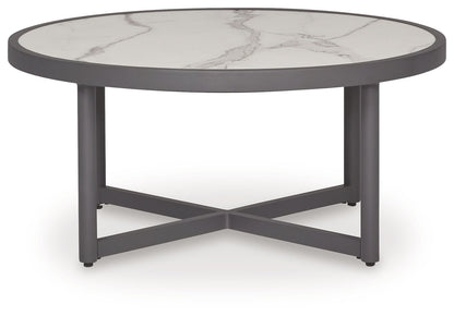 Ocean Beach - Round Cocktail Table - Gray