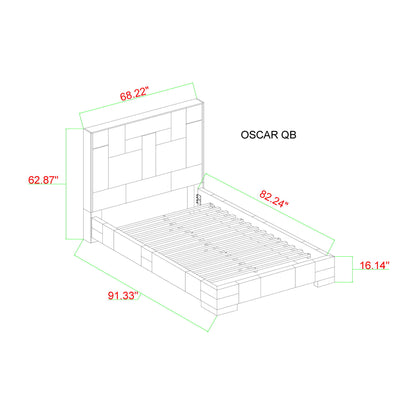 Yaris - Contemporary Bed With Wireless Charging And LED Lights