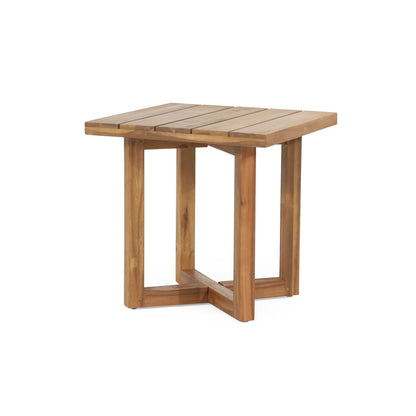 Ella - Square Side Table With Cross Stretcher Base