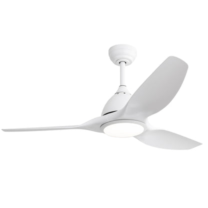 Bredoom Ceiling Fan With Remote Control And LED Light, Blades, Reversible DC Motor For Indoor / Outdoor Use
