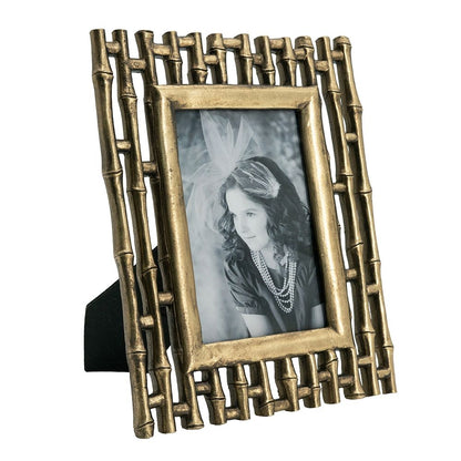 Photo Resin Frame, Opening (Set of 2) - Gold