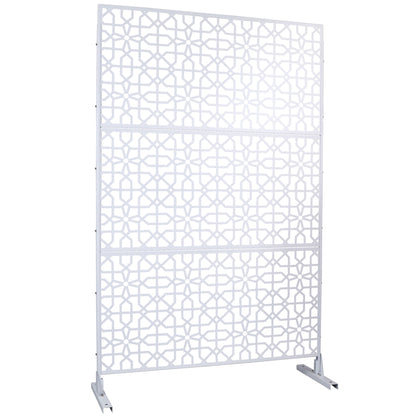 Outdoor & Indoor Metal Freestanding Decorative Privacy Screen
