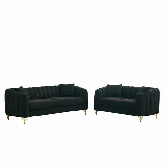 Oversized Sofa, Deep Tufted Couch