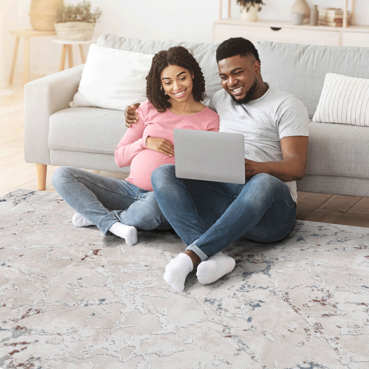 Marfi - 2' X 3' Contemporary Area Rug - Multi