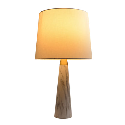 Enclave - Hydro Table Lamp With On / Off Switch Base Shade - Gold / White / White Marble
