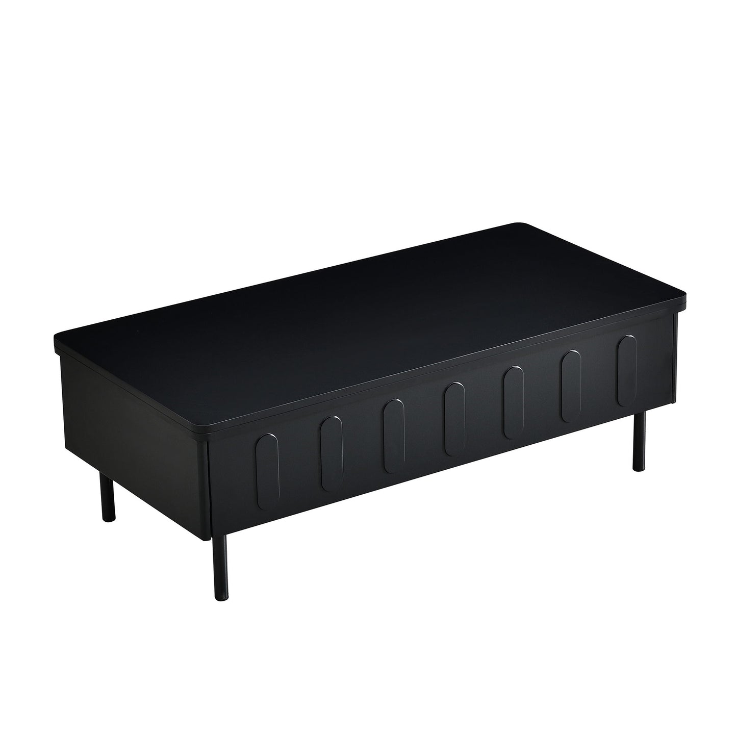 Lift Top Coffee Table With 2 Drawers With Hidden Storage Compartment For Living Room