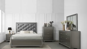 Kaia - Nightstand - Dark Gray