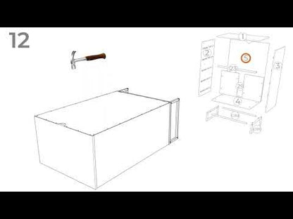 Neilsville - Five Drawer Chest - Whitewash